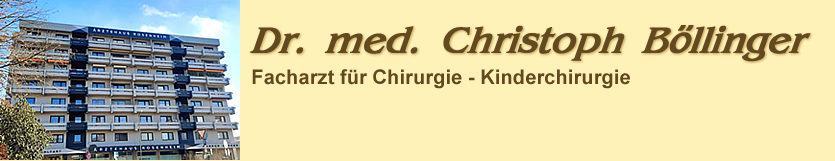 Dr. med. Christoph Böllinger - Chir. Praxis in Rosenheim